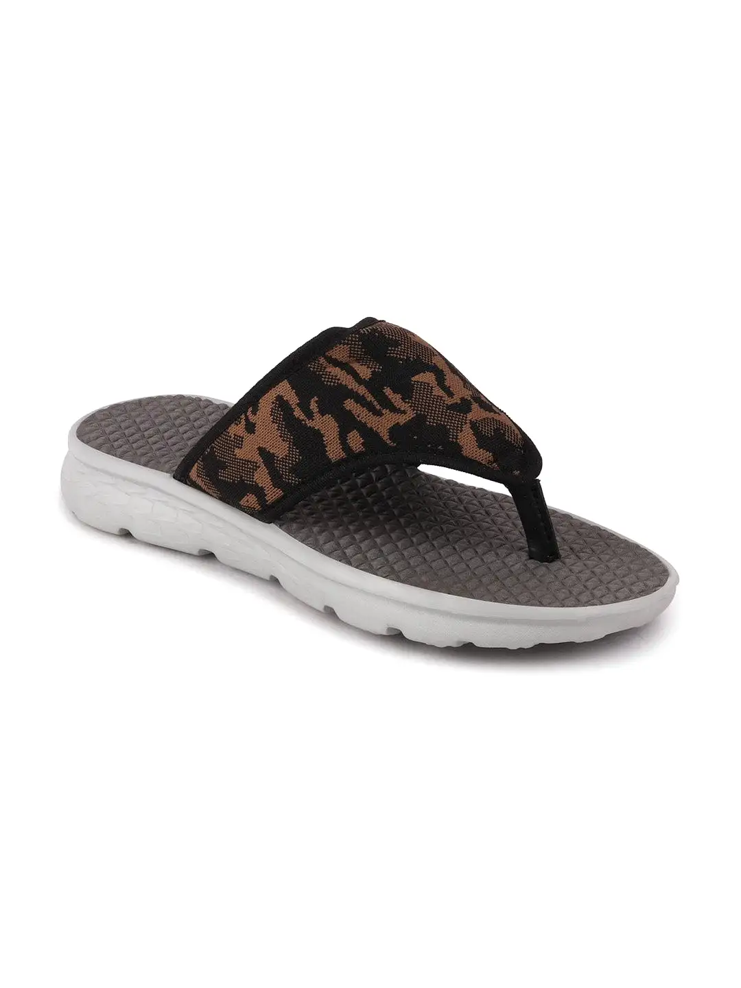 Men Army Casual Slip-On Printed Flip-Flops