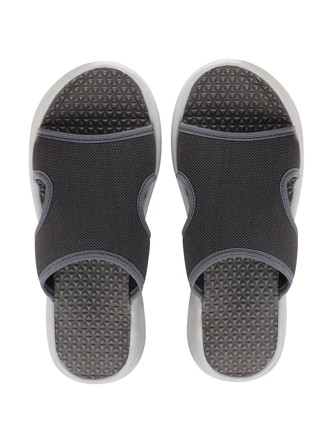 Men Grey Casual Slip-On Flip-Flops