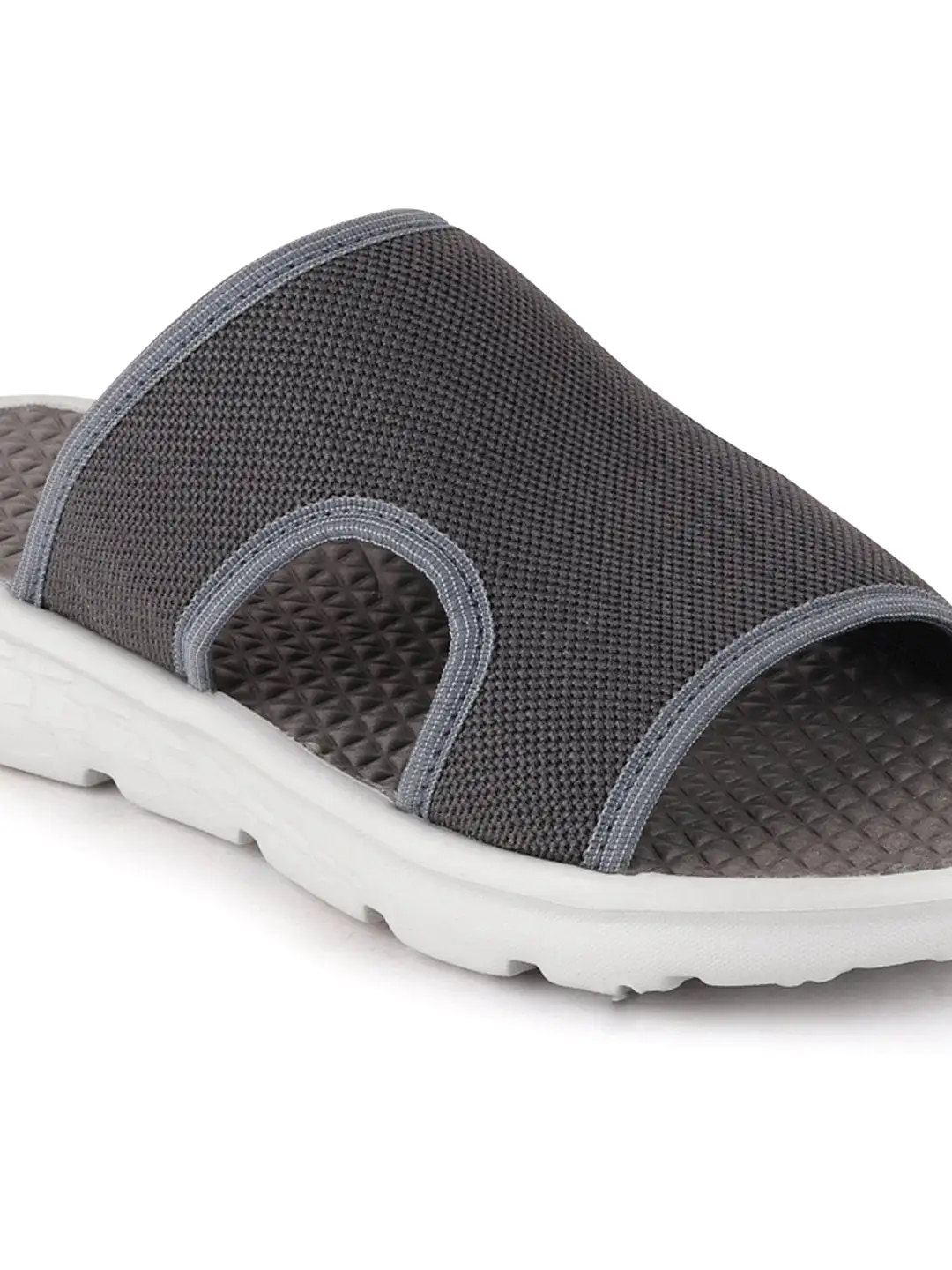 Men Grey Casual Slip-On Flip-Flops