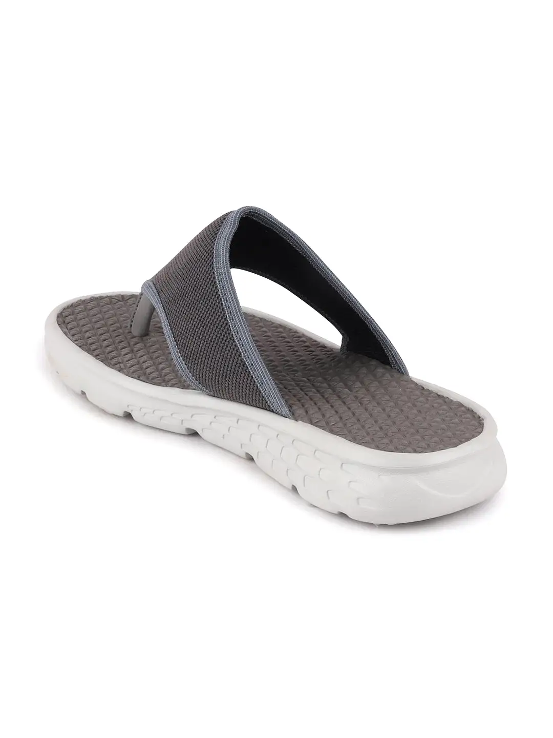 Men Grey Casual Slip-On Flip-Flops