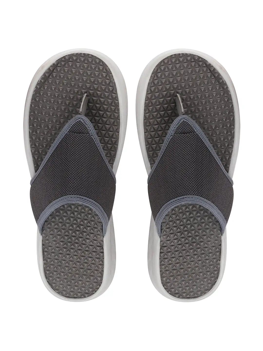 Men Grey Casual Slip-On Flip-Flops