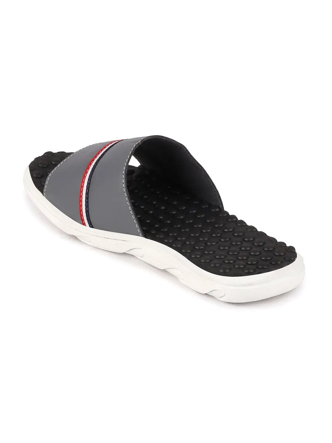 Men Grey Casual Slip-On Flip-Flops