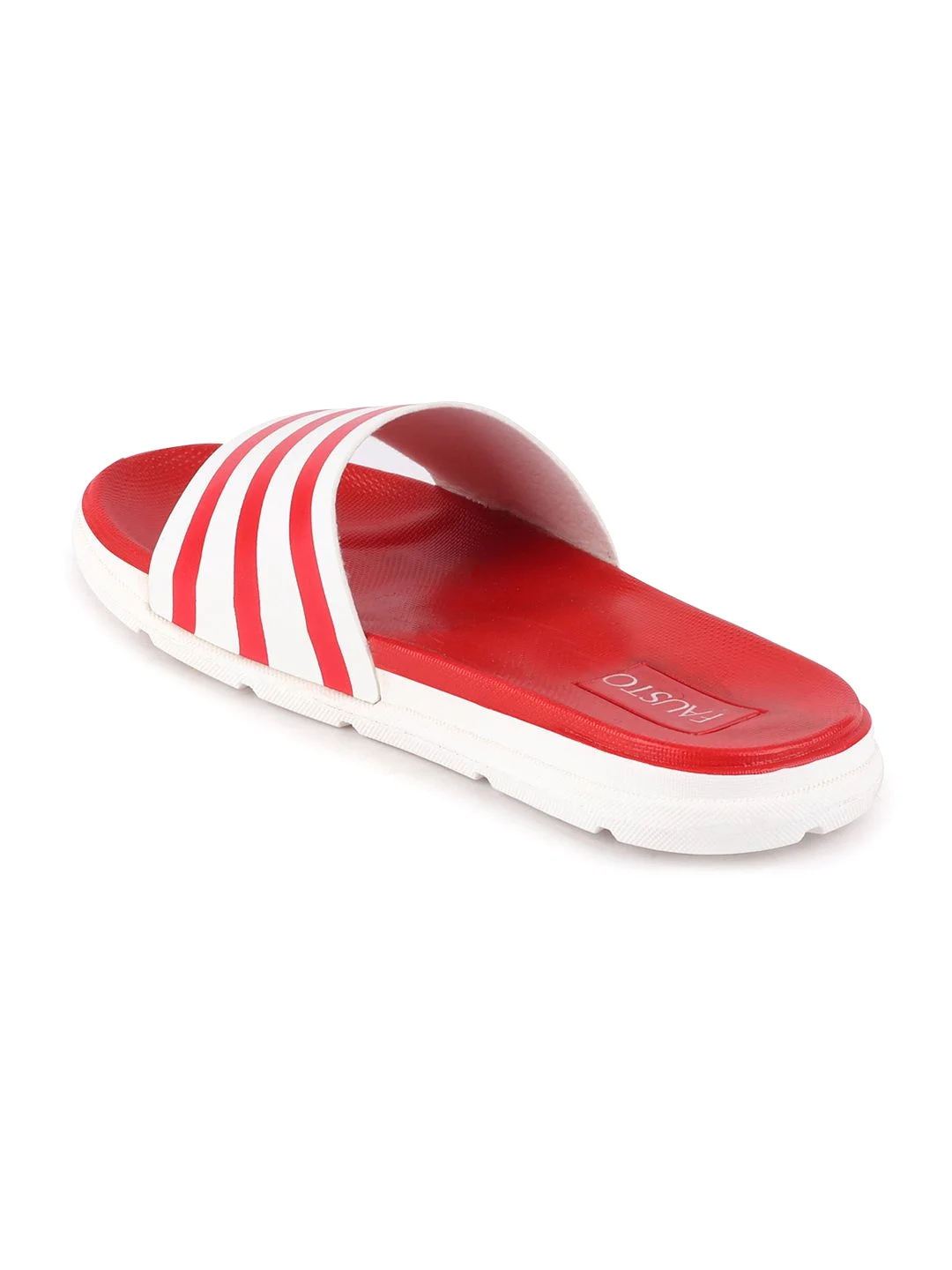 Men Red Casual Slip-On Flip-Flops