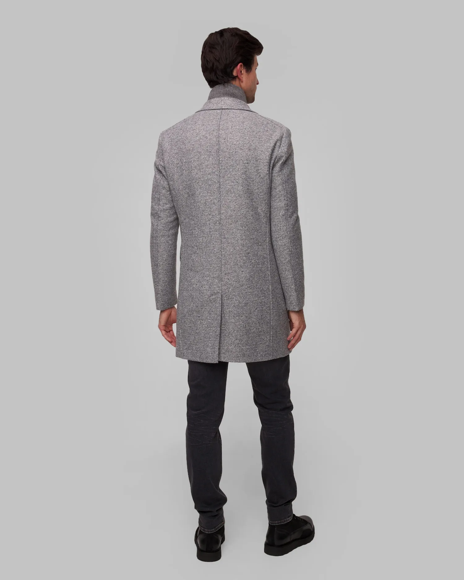 Men's grey wool coat Hugo Boss H-Hyde 50528131-30