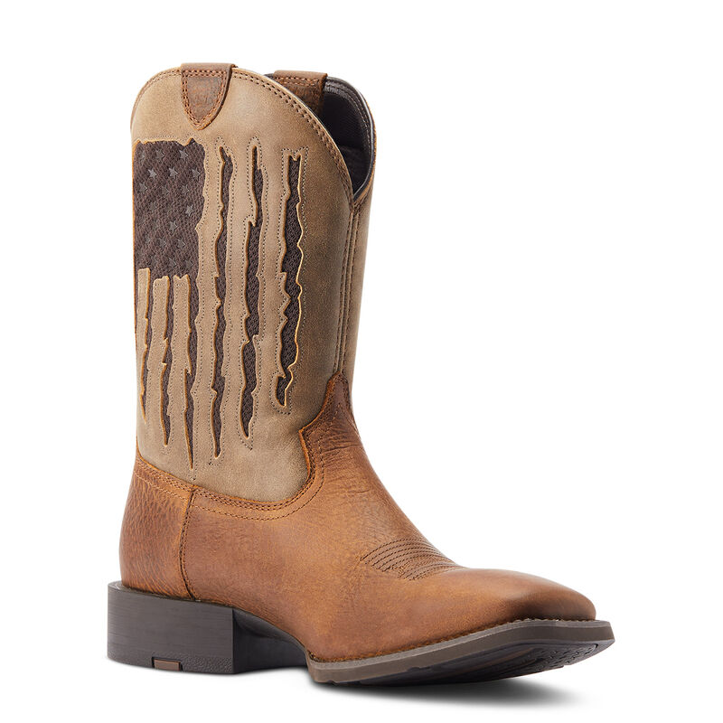 Men's Sport My Country VentTEK™ Western Boot in Brown