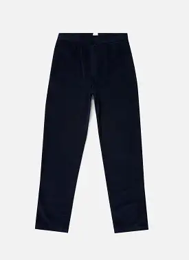 Men's Cellular Cord Drawstring Trouser in Navy