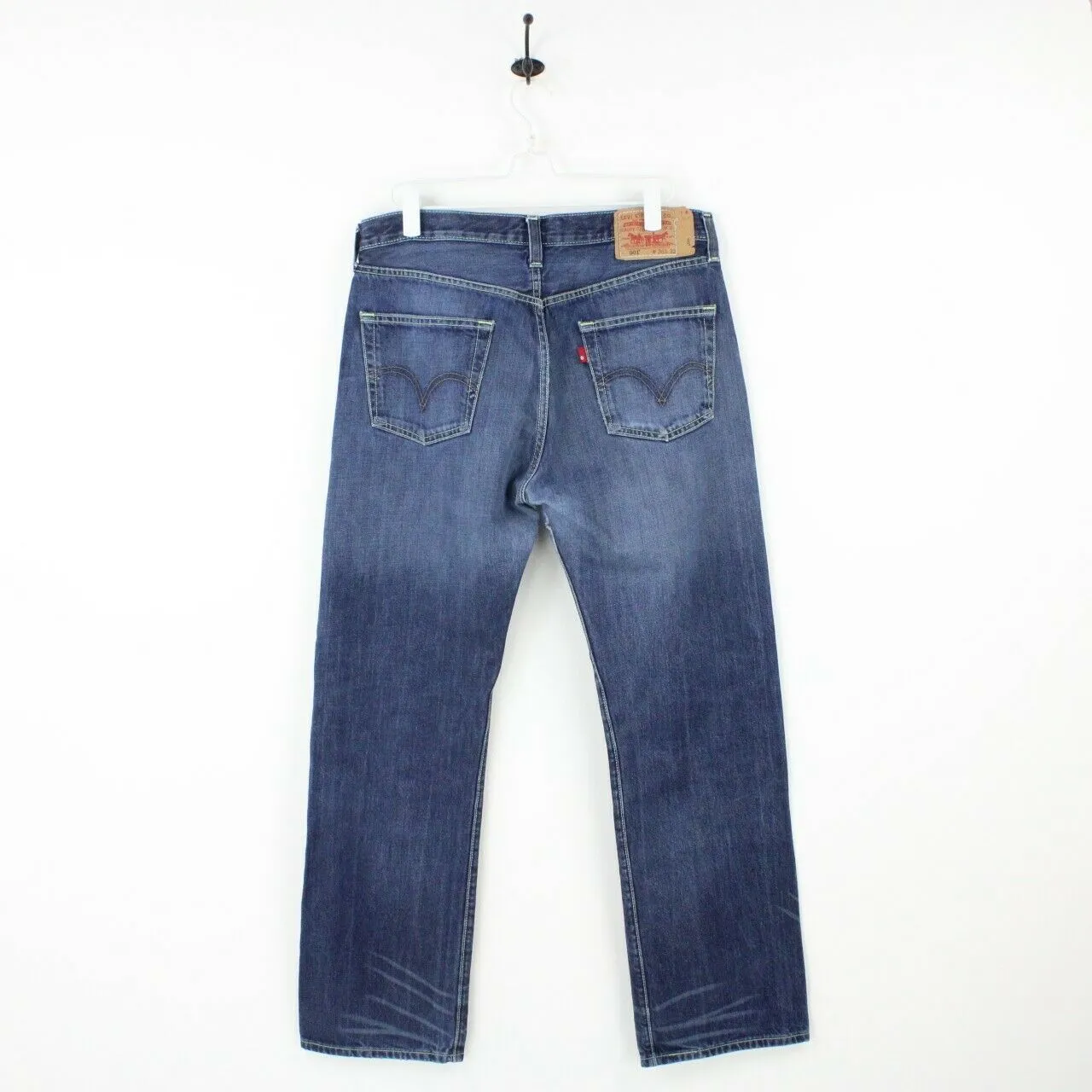 Mens LEVIS 501 Jeans Dark Blue | W36 L32