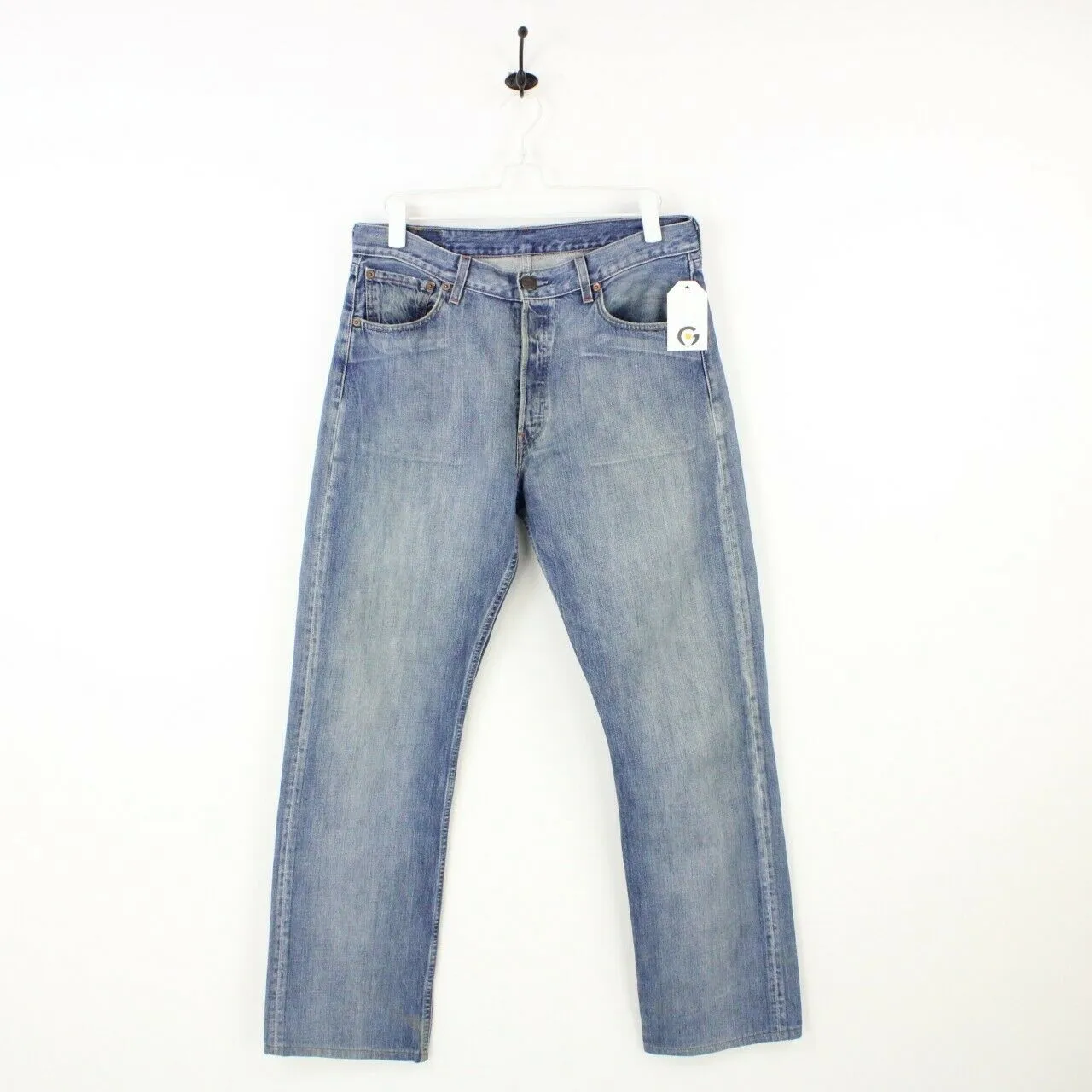 Mens LEVIS 501 Jeans Mid Blue | W34 L34