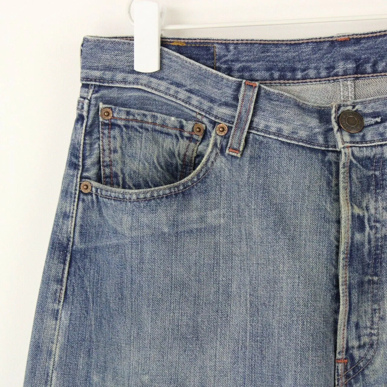 Mens LEVIS 501 Jeans Mid Blue | W34 L34