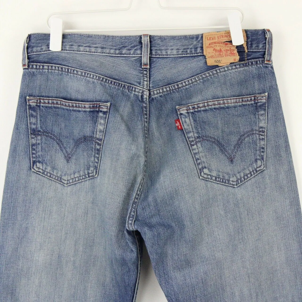 Mens LEVIS 501 Jeans Mid Blue | W34 L34