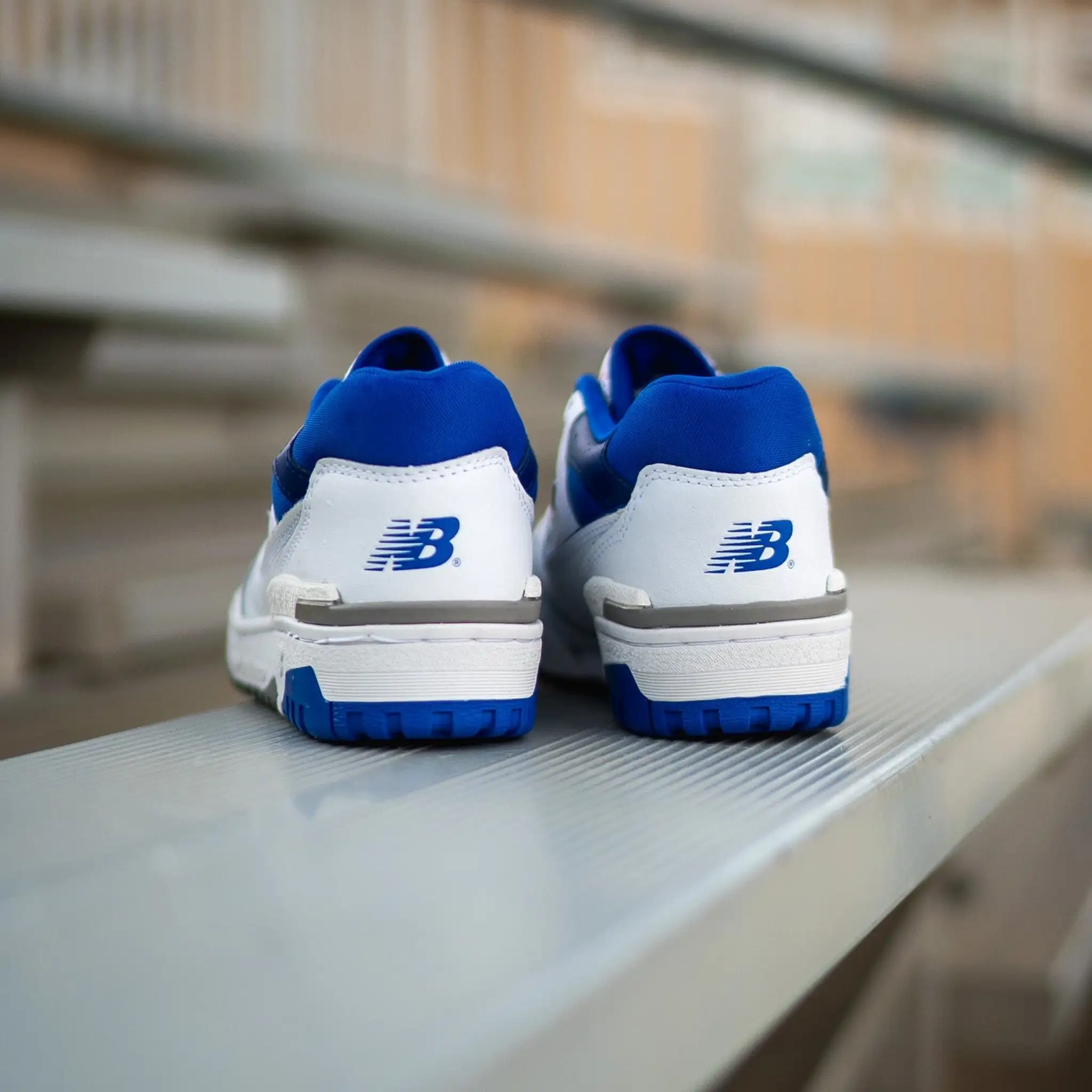 Mens New Balance 550 (White/Royal) - BB550WTN