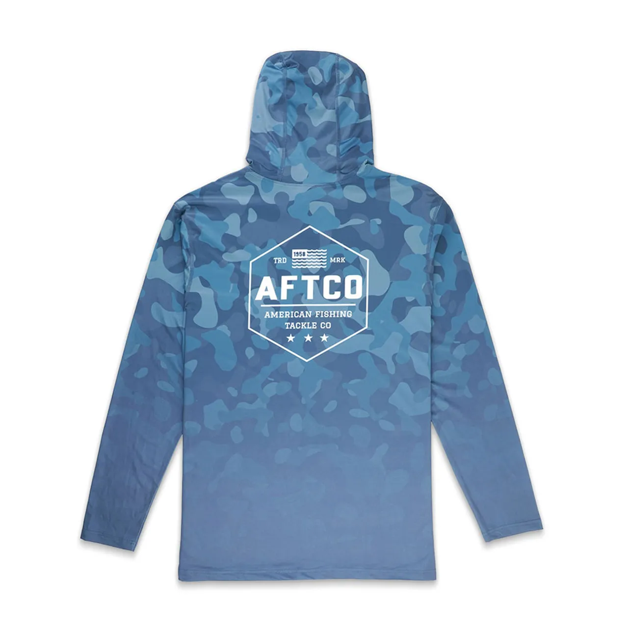 Men's AFTCO Long Sleeve OG Camo AOP UVX Hoodie