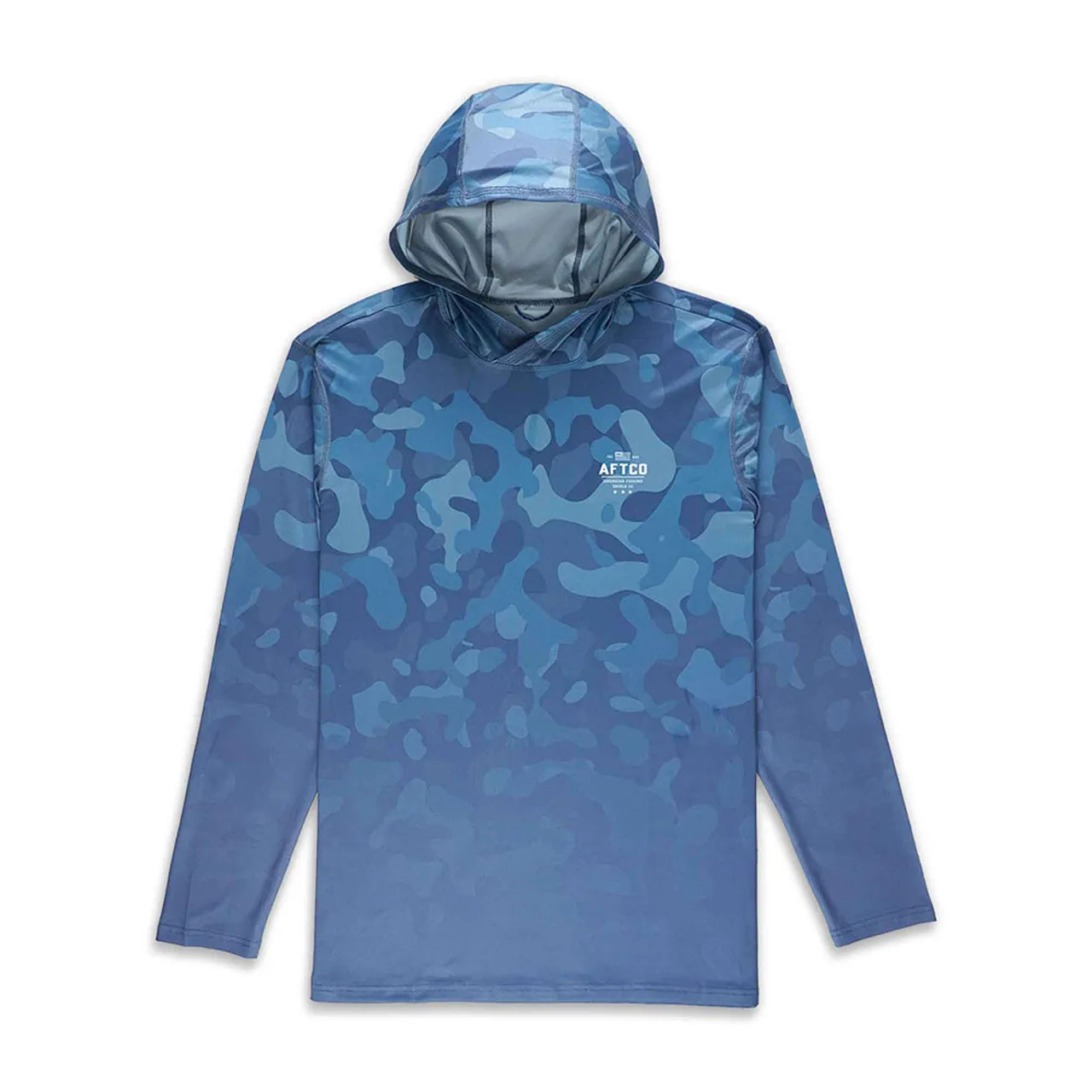 Men's AFTCO Long Sleeve OG Camo AOP UVX Hoodie