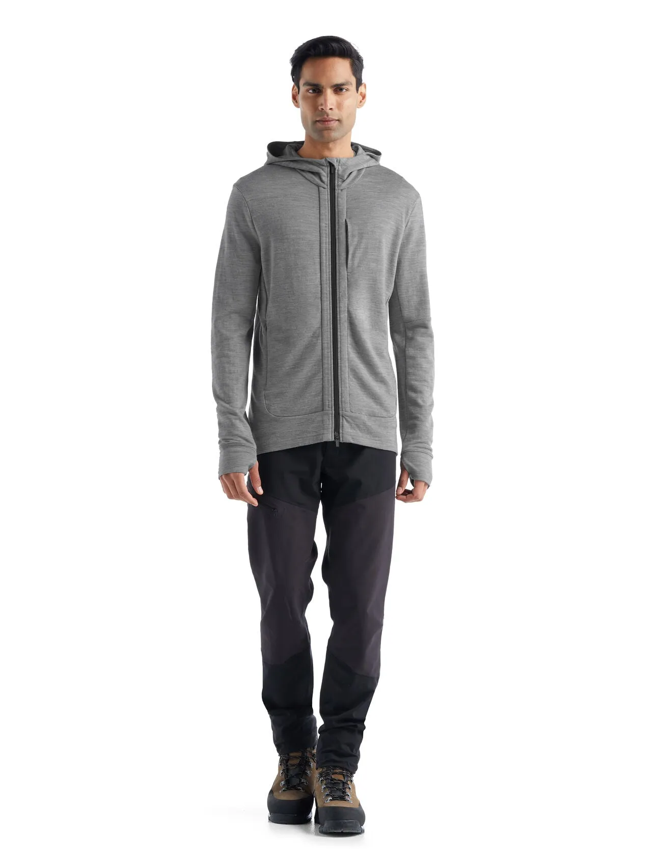 Merino Quantum III Long Sleeve Zip Hoodie (Men's)