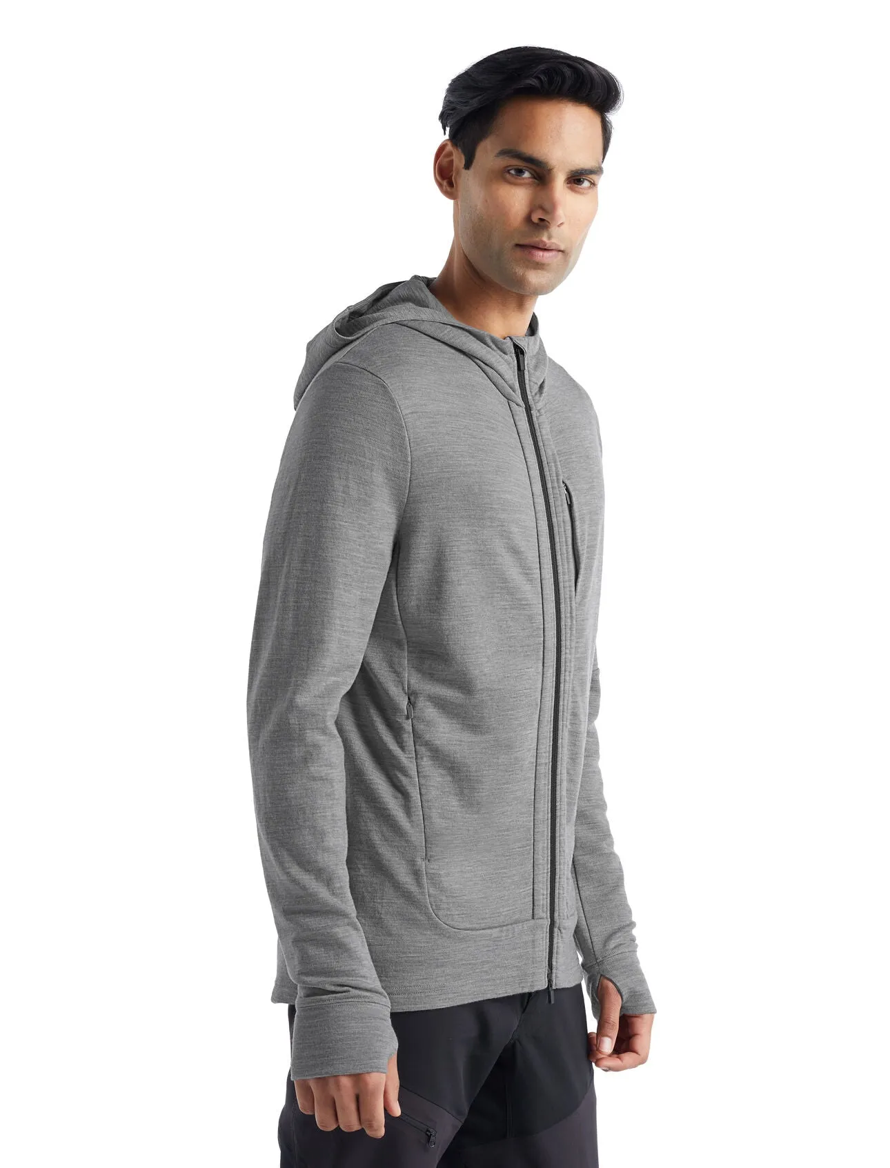 Merino Quantum III Long Sleeve Zip Hoodie (Men's)