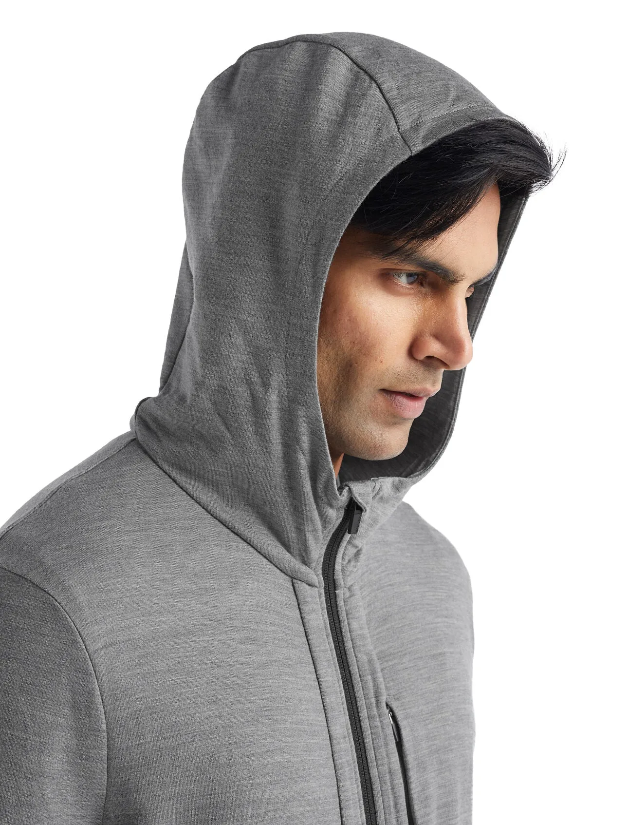 Merino Quantum III Long Sleeve Zip Hoodie (Men's)