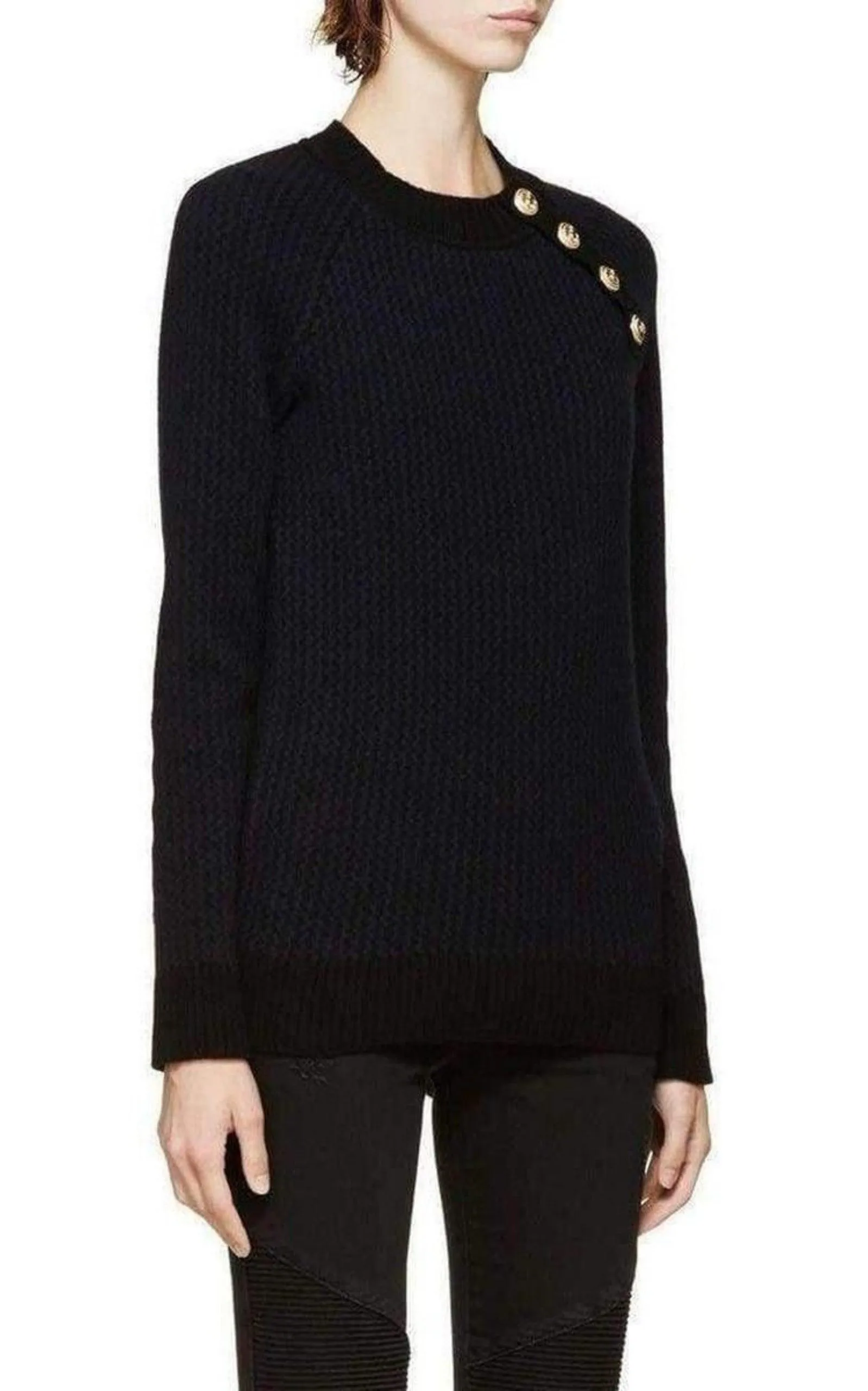 Merino Wool Crew Neck Pullover