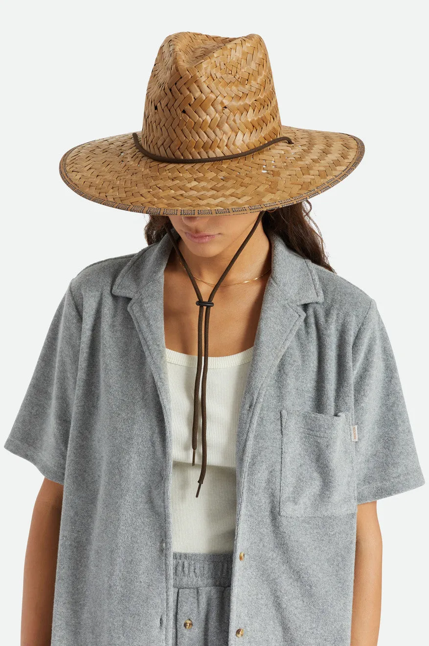 Messer Wide Brim Sun Hat - Brown