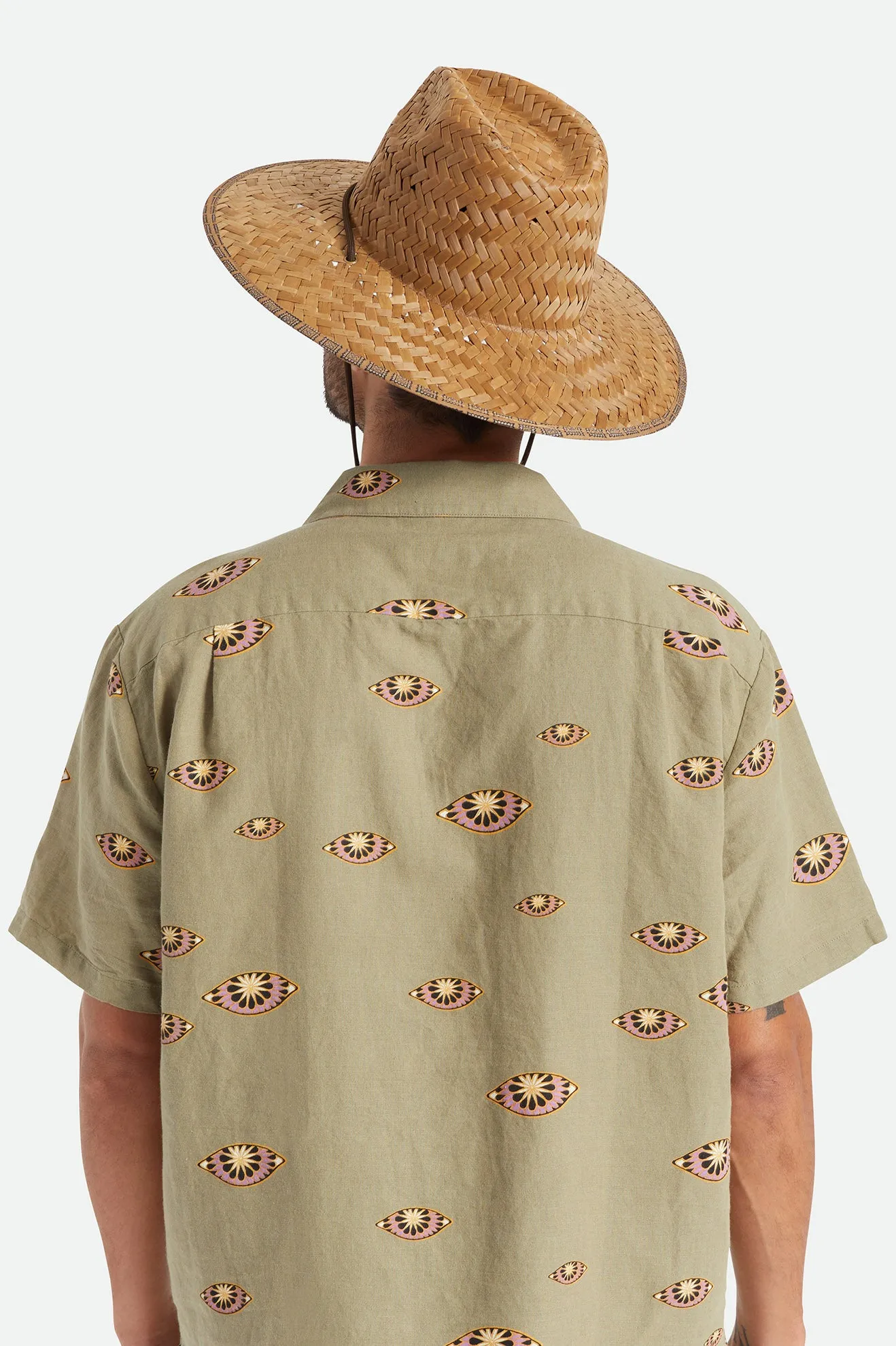 Messer Wide Brim Sun Hat - Brown