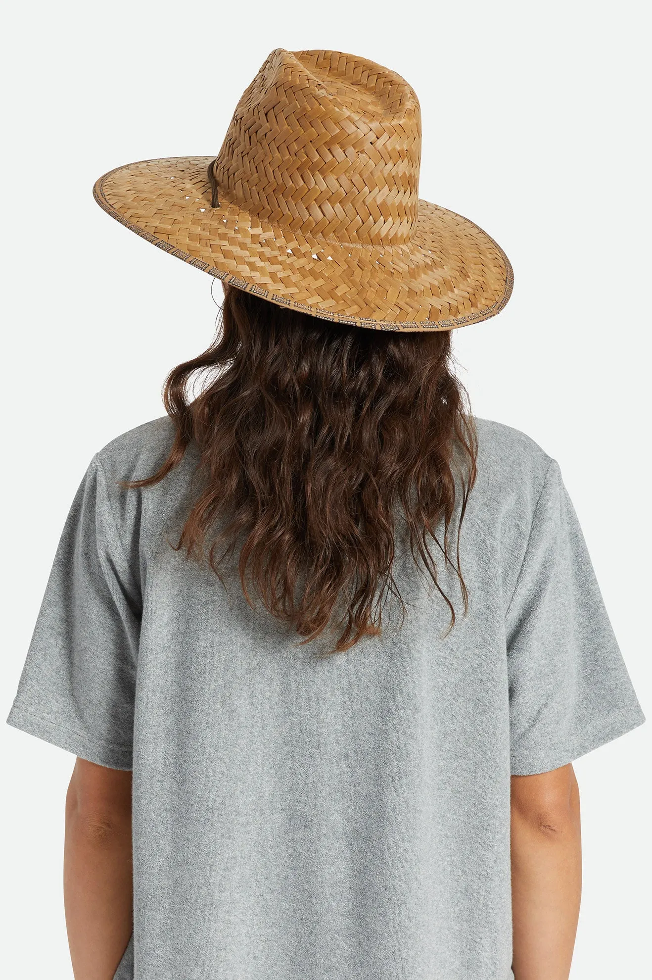 Messer Wide Brim Sun Hat - Brown