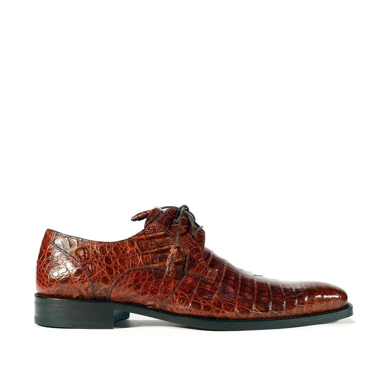 Mezlan 13584-F Anderson Men's Shoes Sport Rust Exotic Crocodile Oxfords (MZS3322)