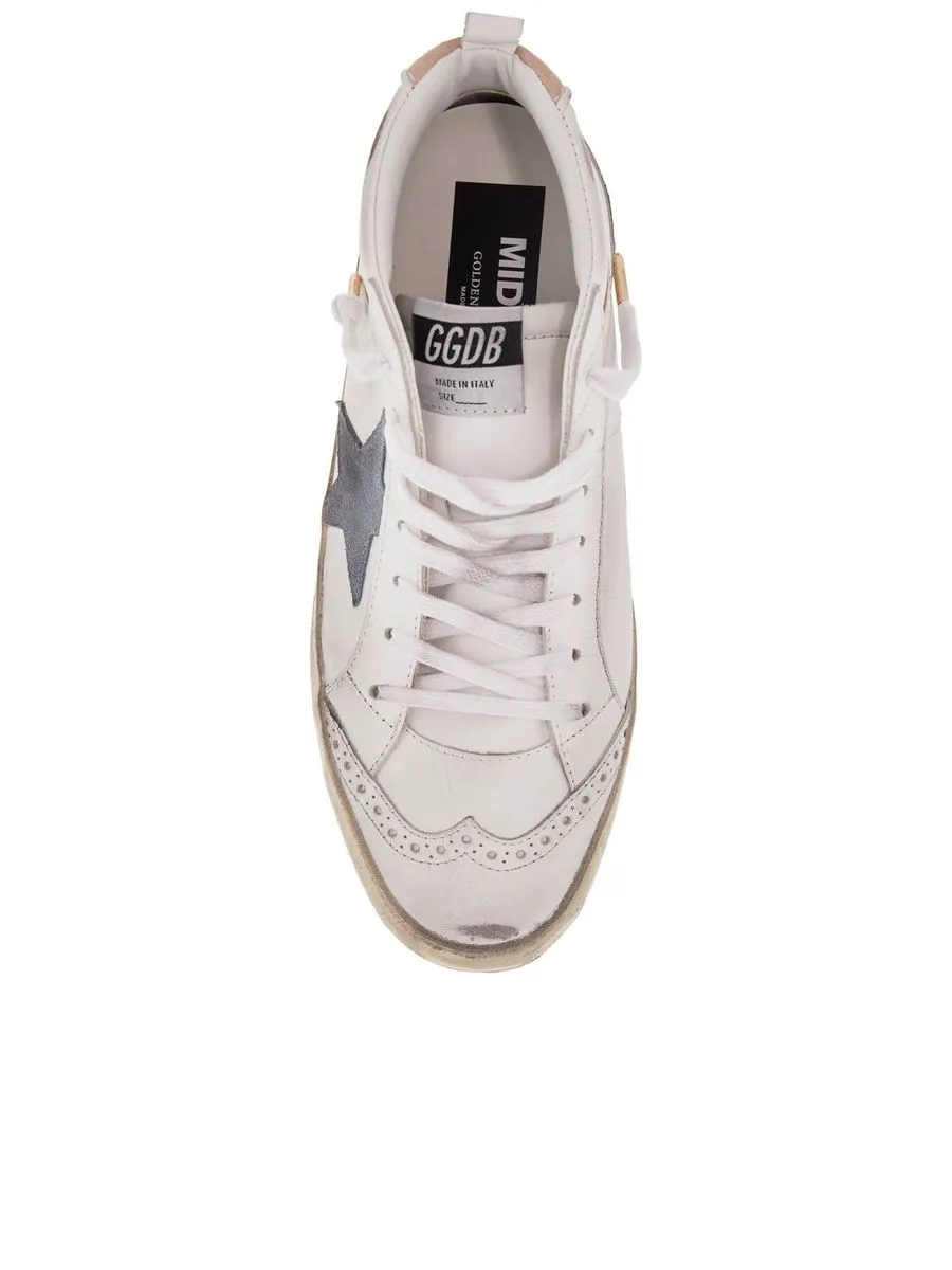 Mid Star Distressed Sneakers