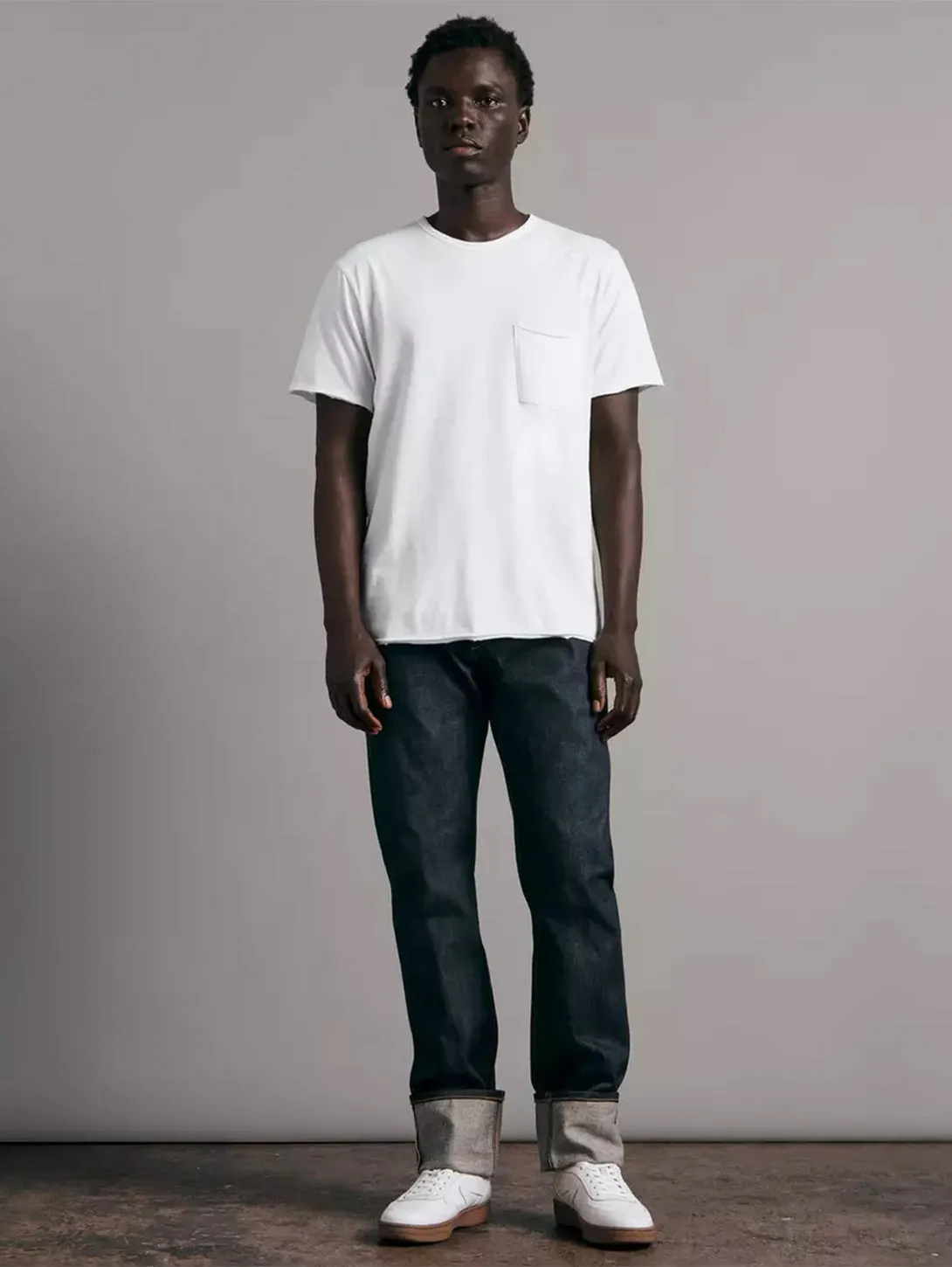 Miles One Pocket Tee - White