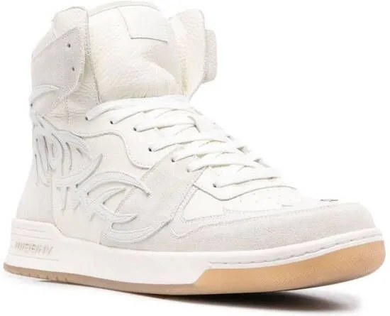 MISBHV panelled-design hi-top sneakers White