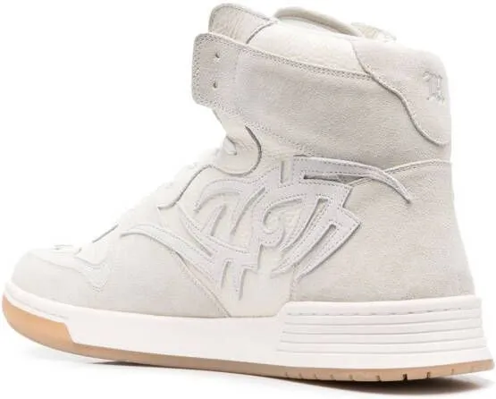 MISBHV panelled-design hi-top sneakers White