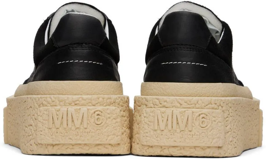 MM6 Maison Margiela Black Platform Sneakers