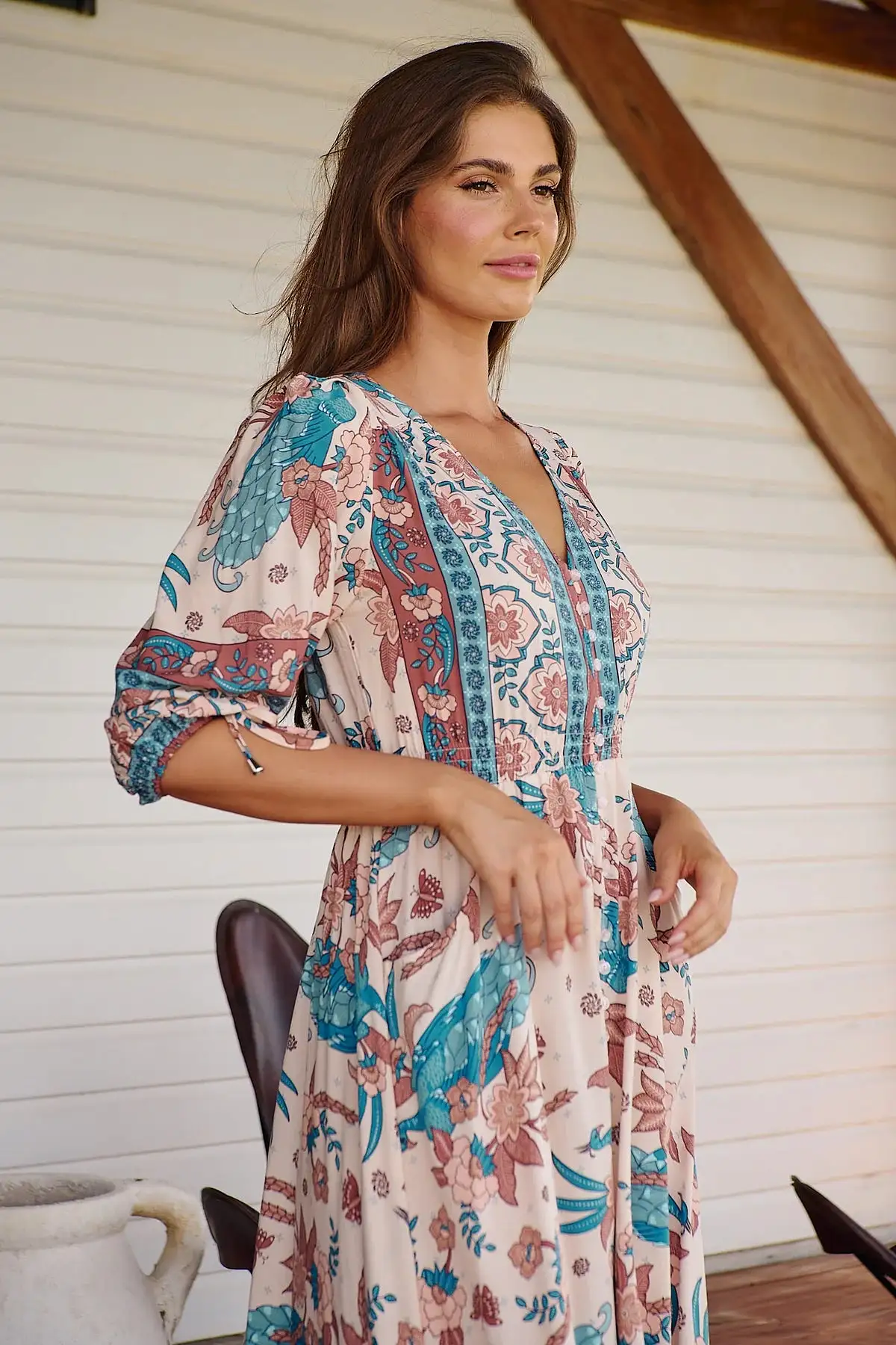 Molli Maxi Dress Symphony Print