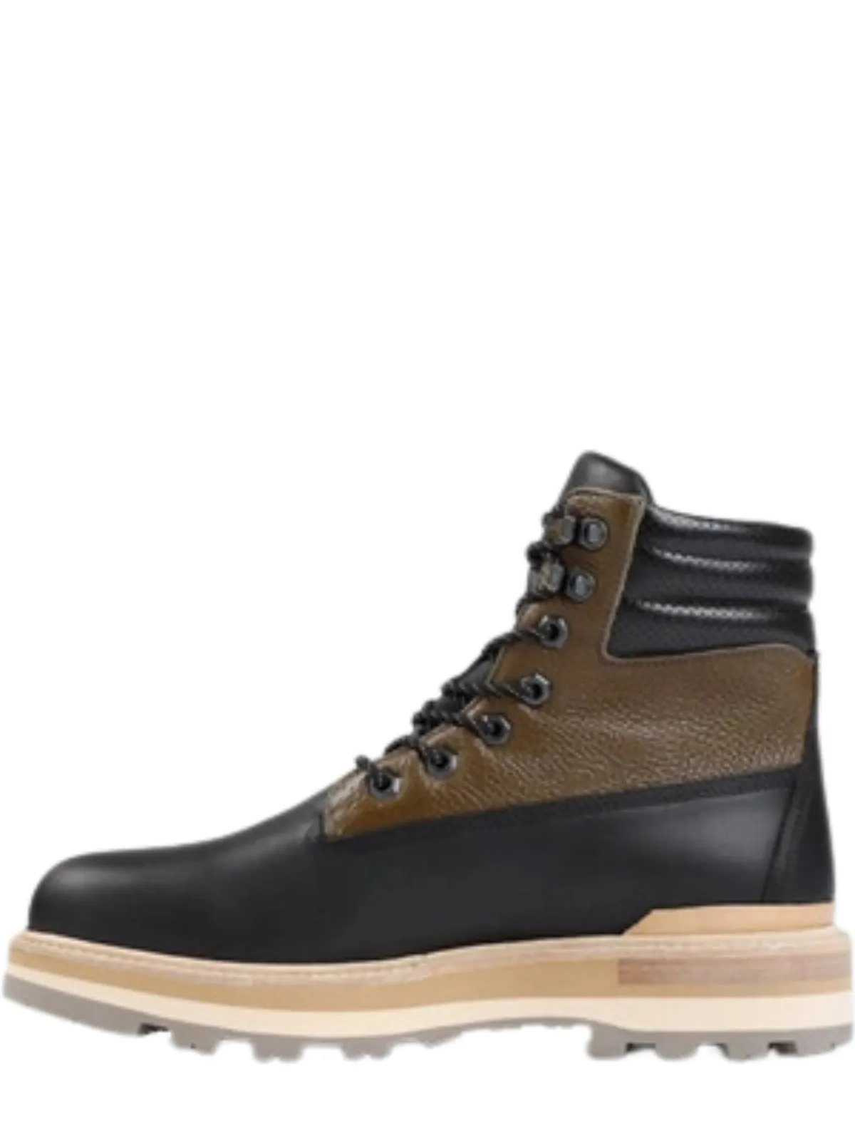 Moncler Boot Peka Lace Up Tricolour