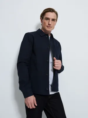 Navy Lightweight Pocket Jacket | Men | George at ASDA