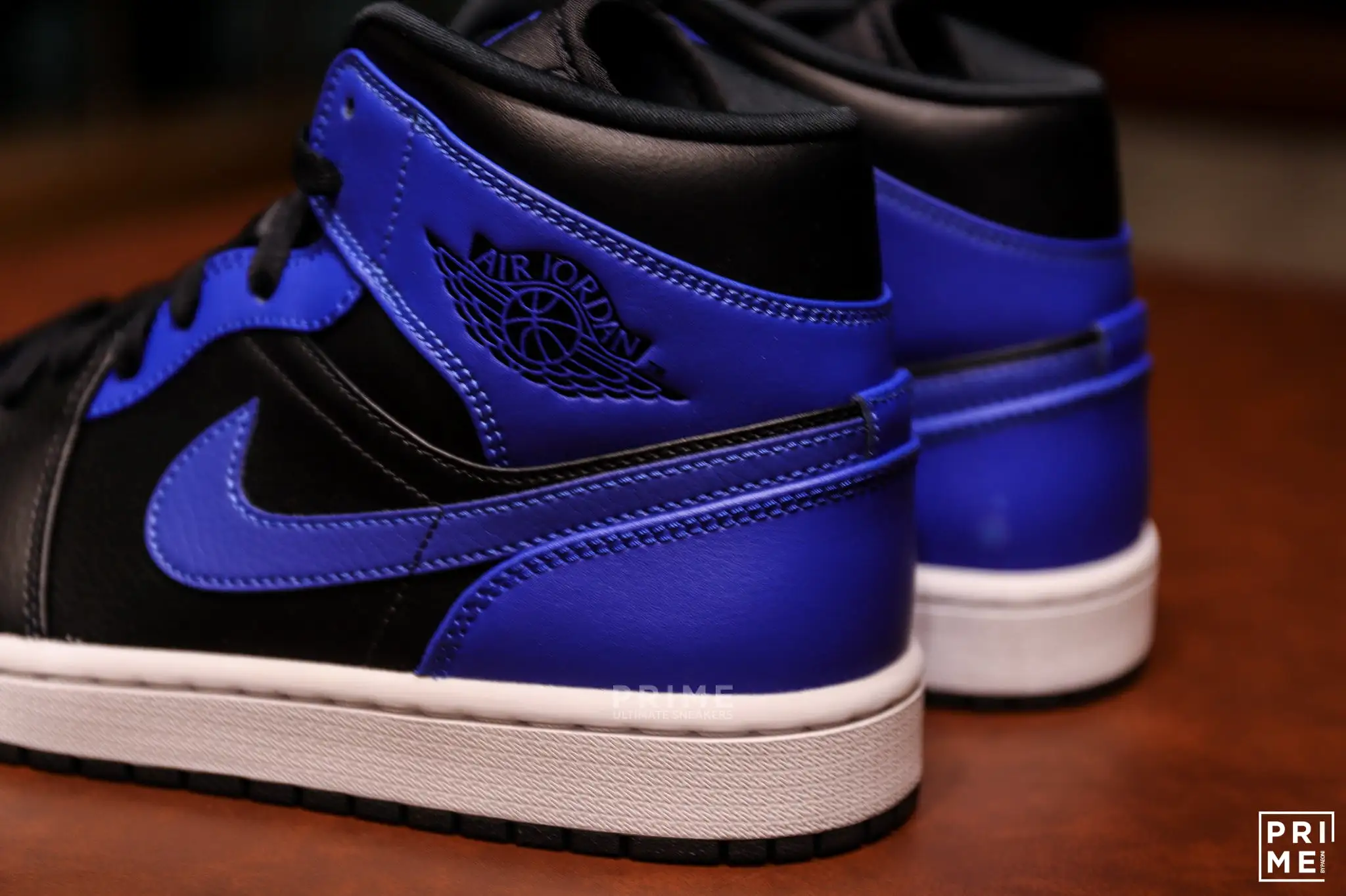 NIKE Air Jordan 1 MID “Hyper Royal” Black/Hyper Royal/White (554724 077)