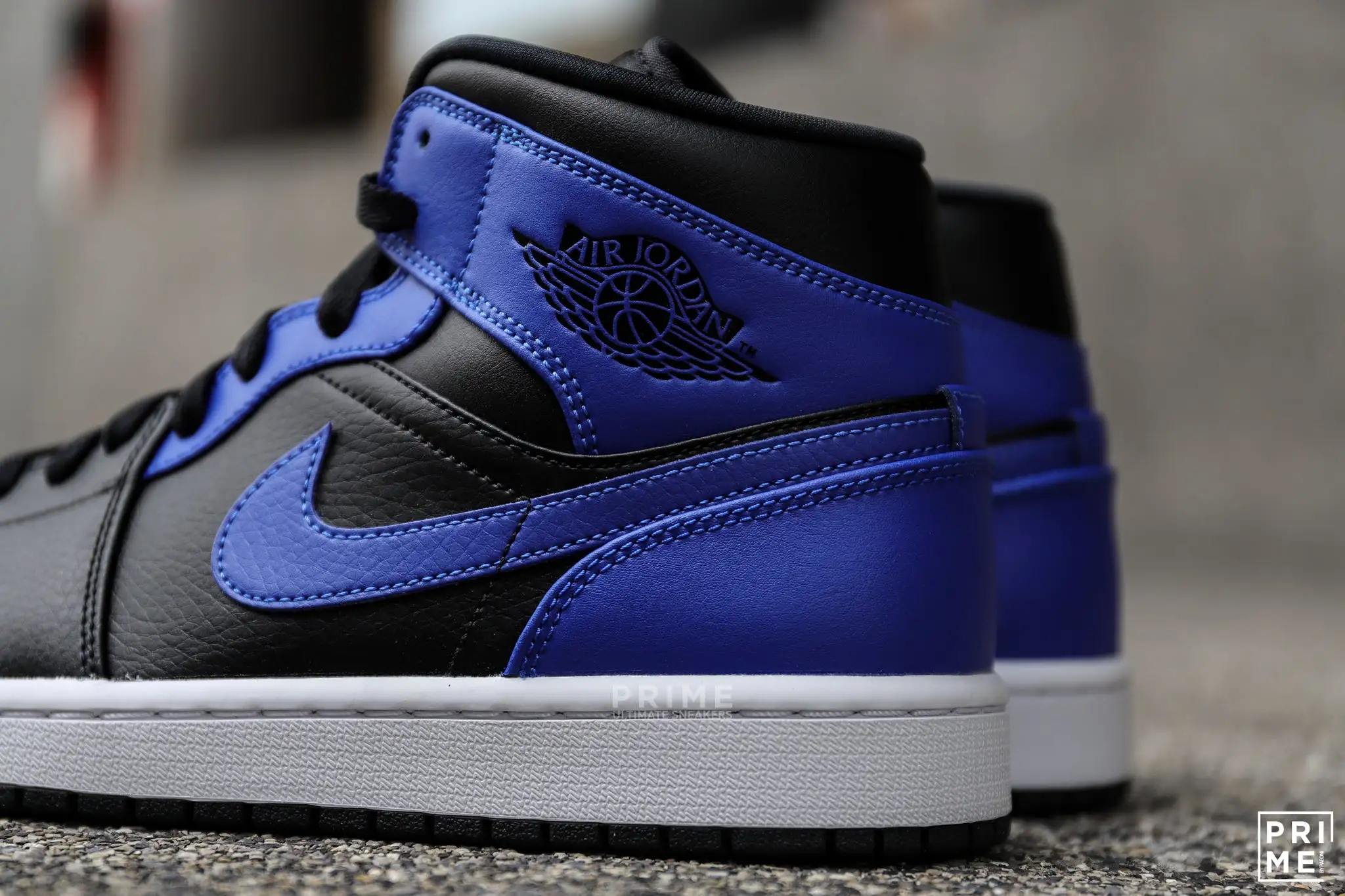 NIKE Air Jordan 1 MID “Hyper Royal” Black/Hyper Royal/White (554724 077)