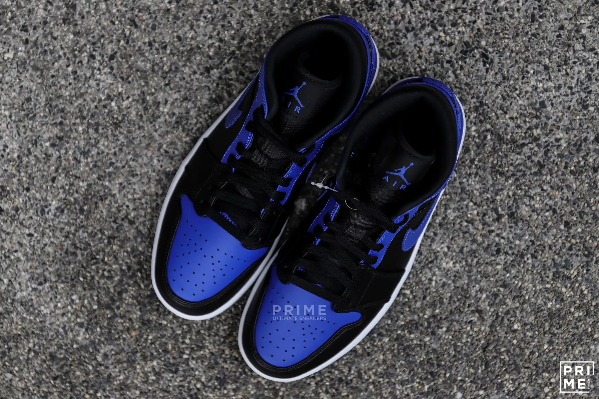 NIKE Air Jordan 1 MID “Hyper Royal” Black/Hyper Royal/White (554724 077)