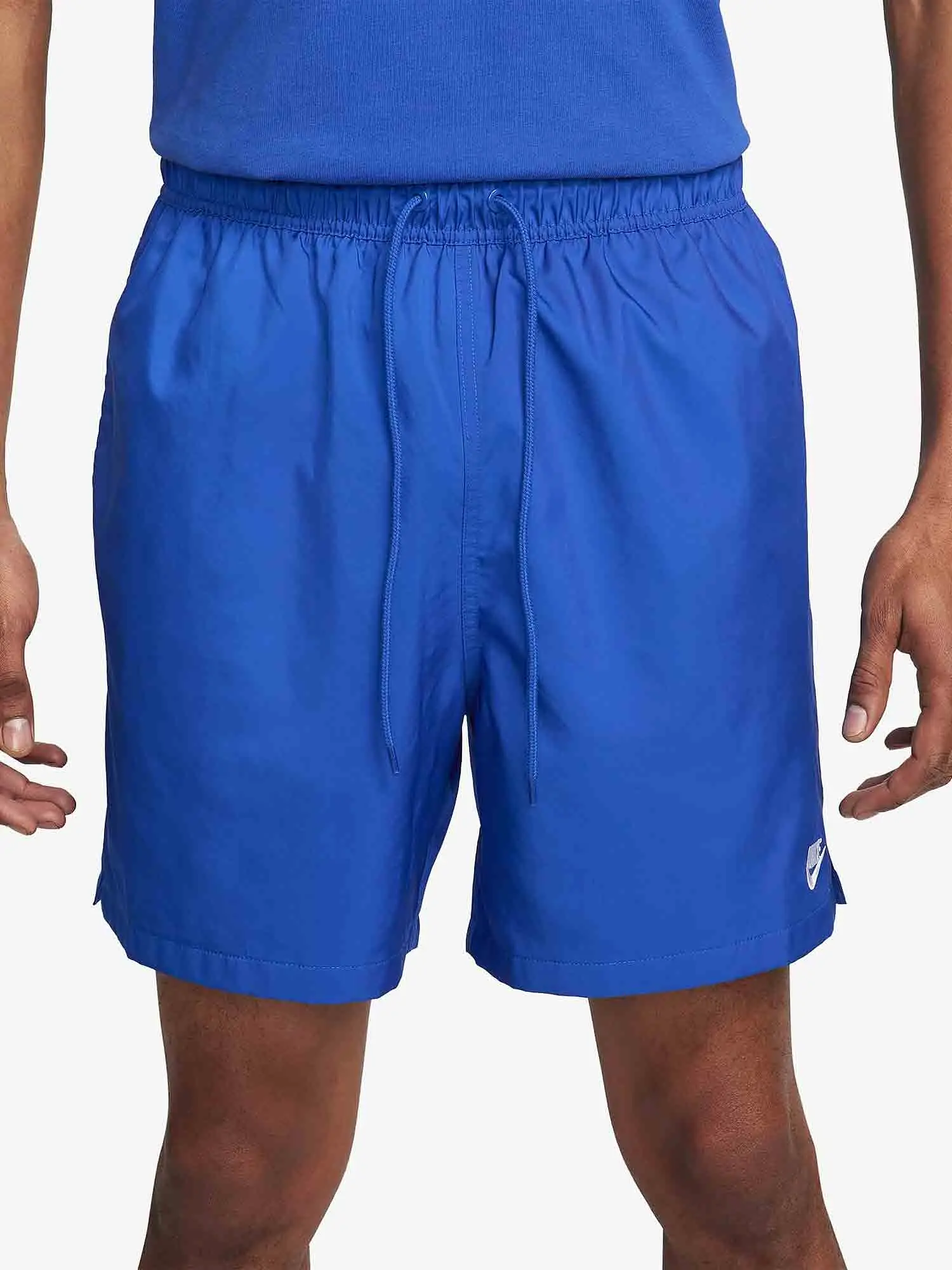 Nike Club Woven Flow Shorts - Game Royal / White