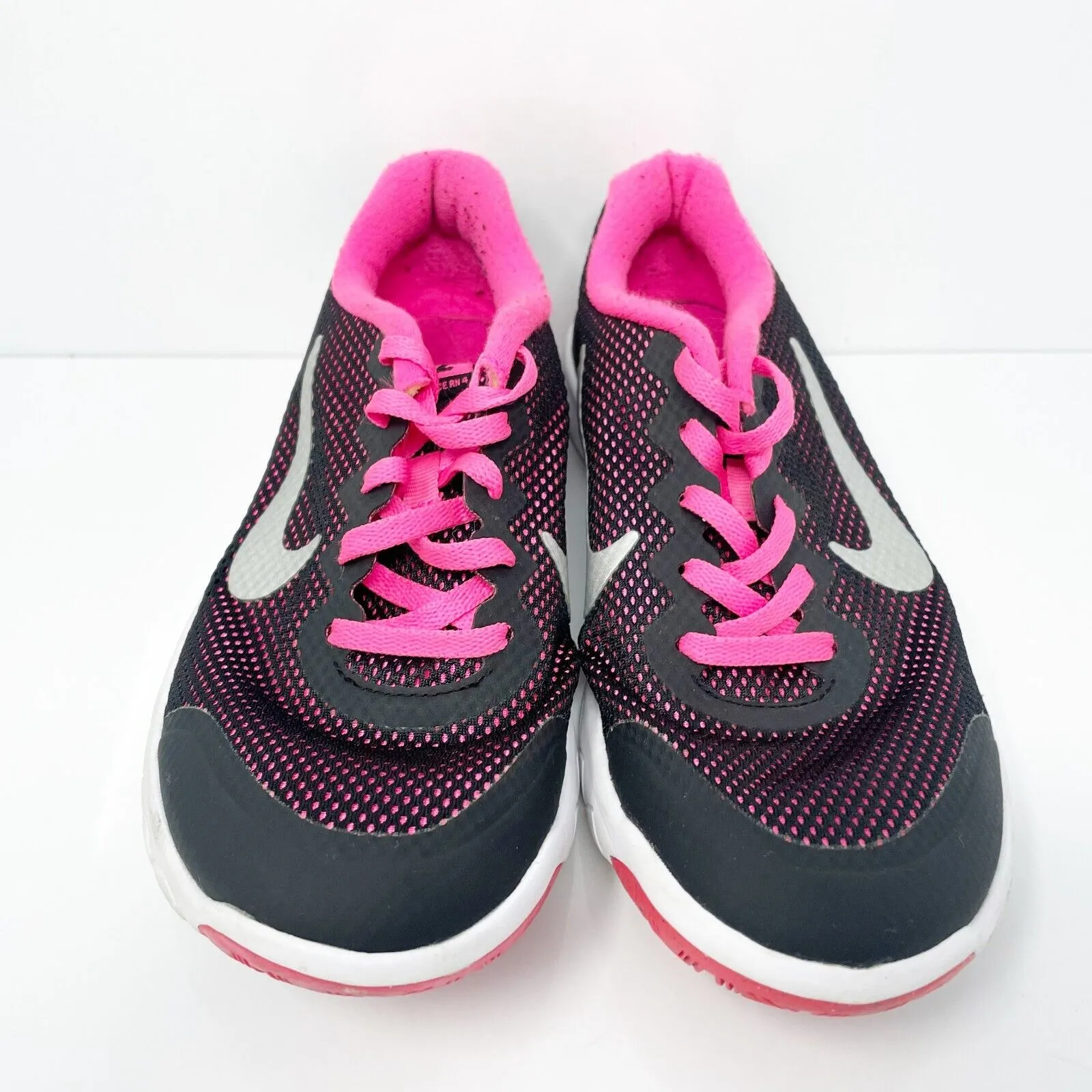 Nike Girls Flex Experience RN 4 749818-001 Black Running Shoes Sneakers Size 5Y