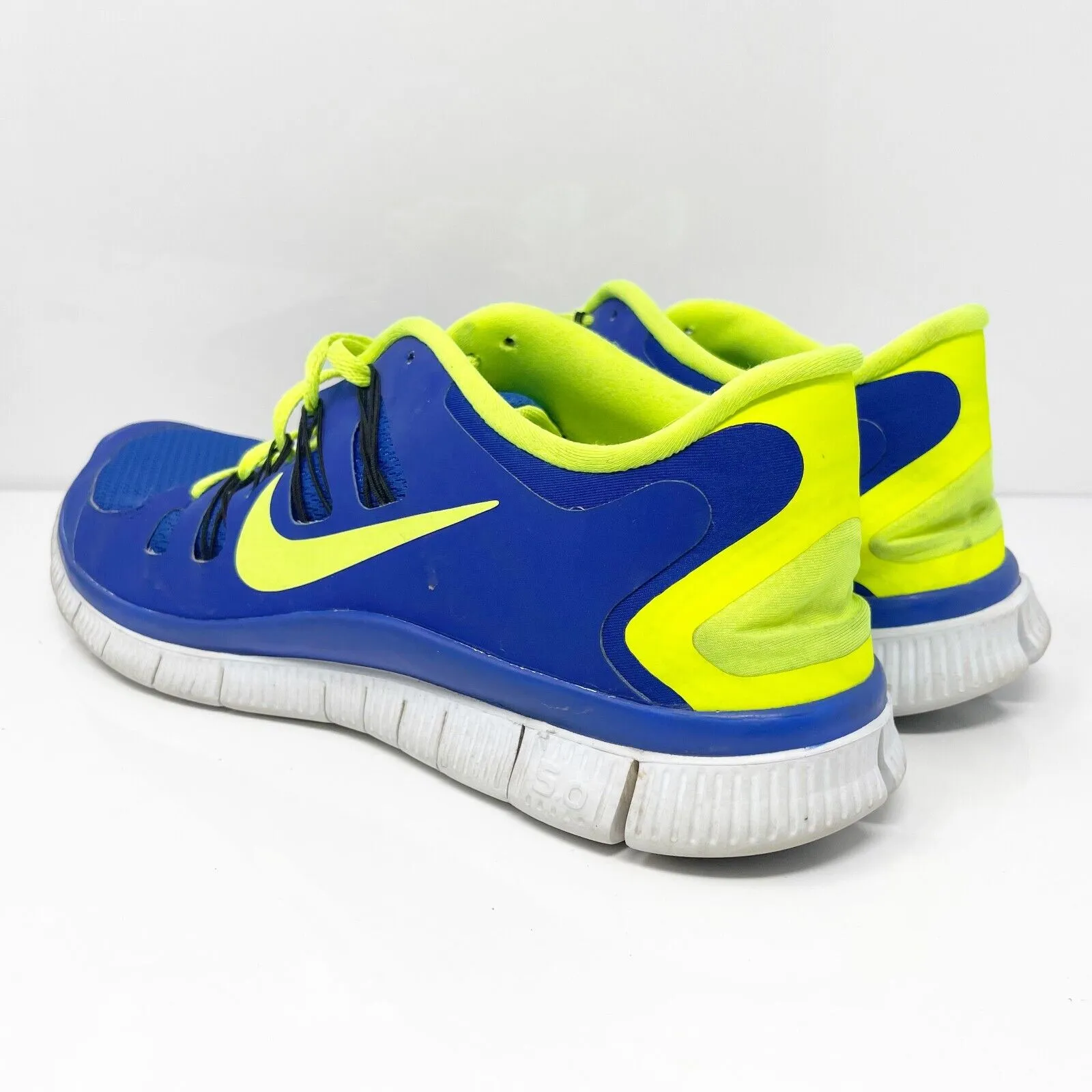 Nike Mens Free 5.0 Plus 579959-470 Blue Running Shoes Sneakers Size 11.5