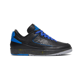 Off-White x Jordan 2 Retro Low SP Black Varsity Royal (6.5MX)