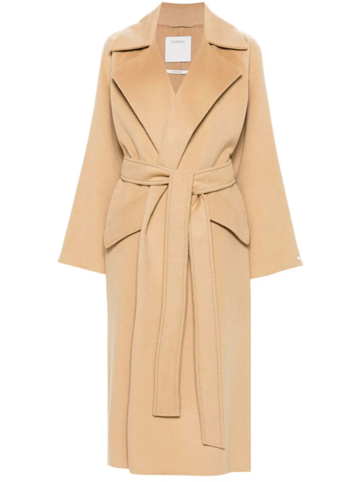 Orense Cashmere Blend Robe Coat - Beige