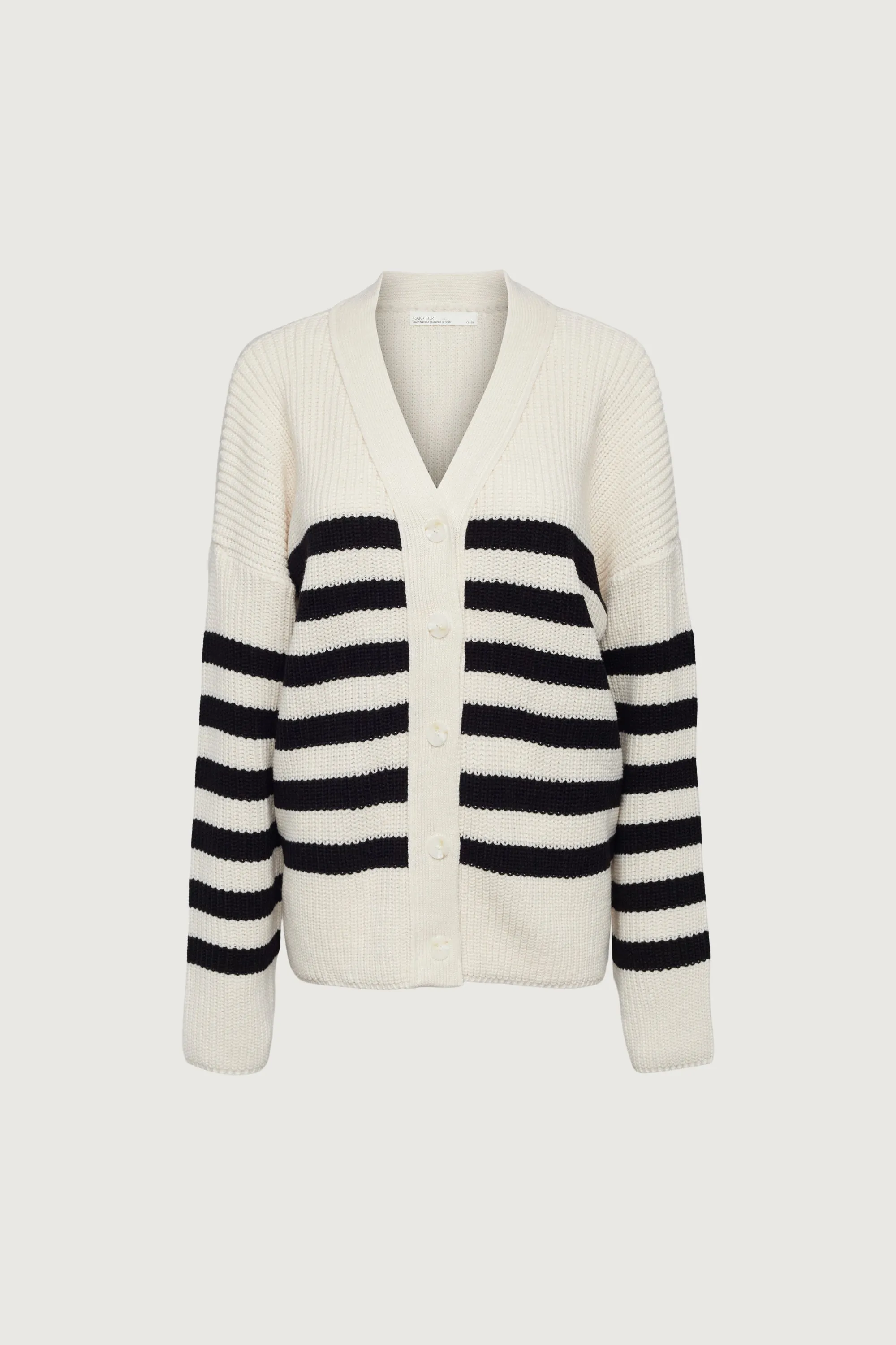 OVERSIZED STRIPED CARDIGAN