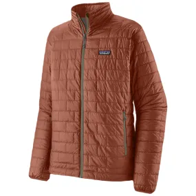 Patagonia Men's Burl Red Nano Puff Jacket