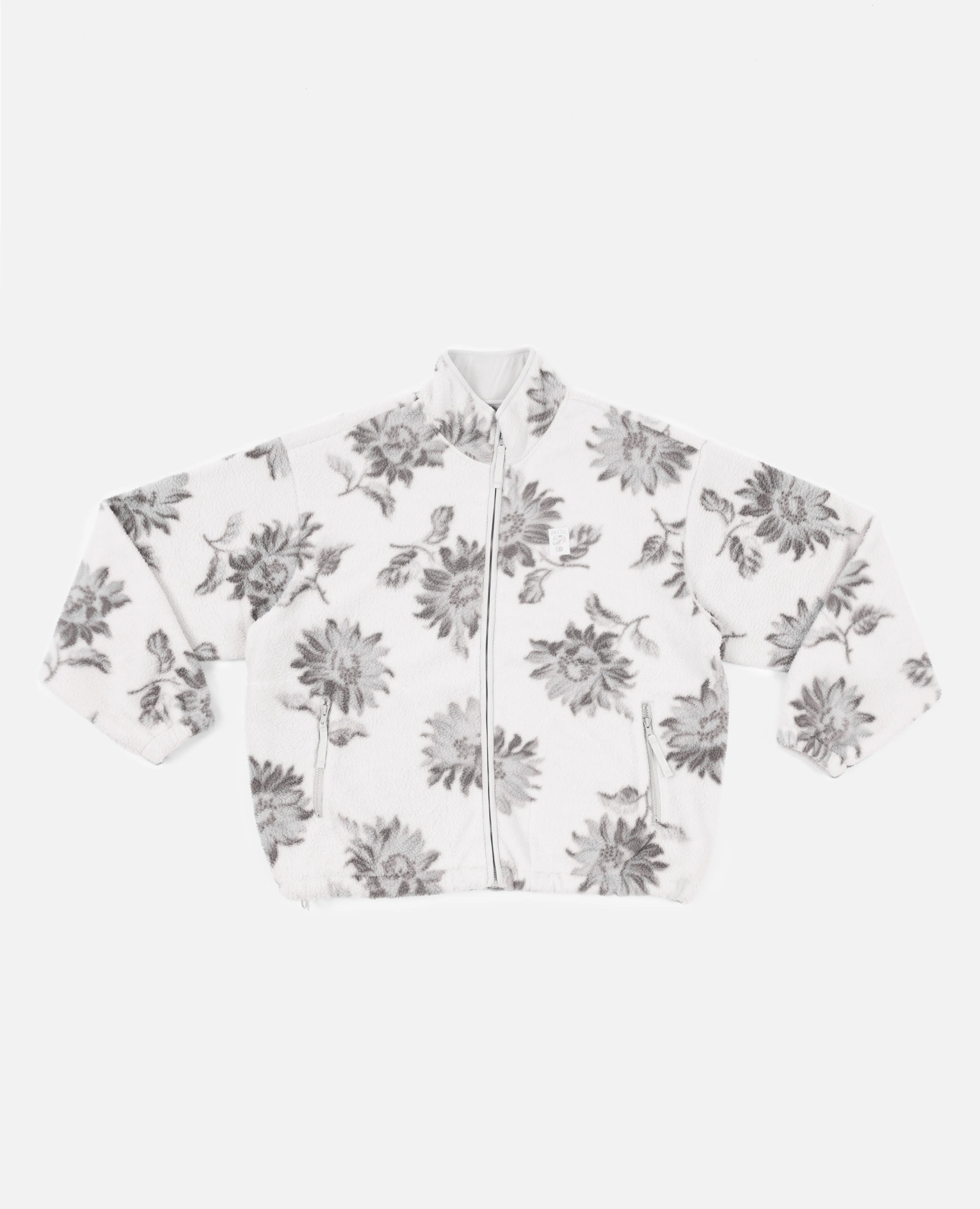 Patta Sunflower Sherpa Fleece Jacket (Multi/Sunflower Aop)