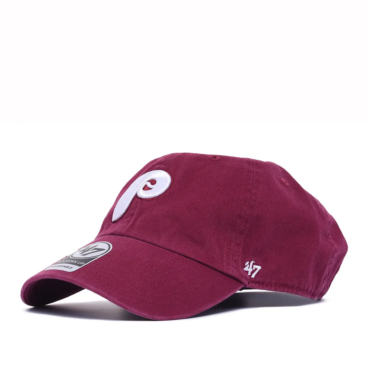 PHILLIES CLEAN UP DAD HAT -  BURGUNDY