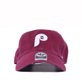 PHILLIES CLEAN UP DAD HAT -  BURGUNDY