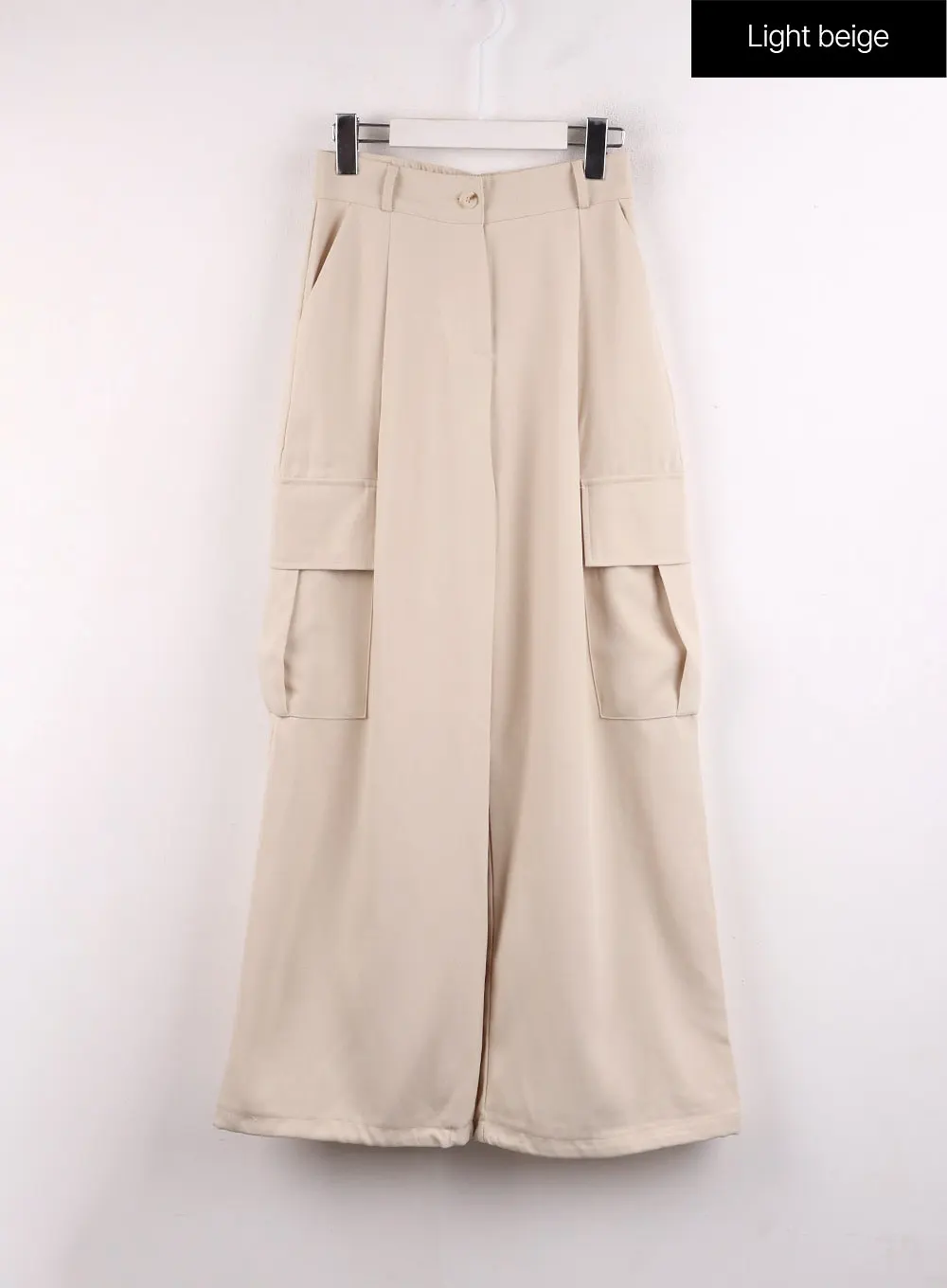 Pintuck Cargo Wide-Leg Pants IF402