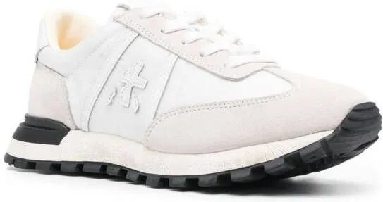 Premiata side logo-patch detail sneakers White