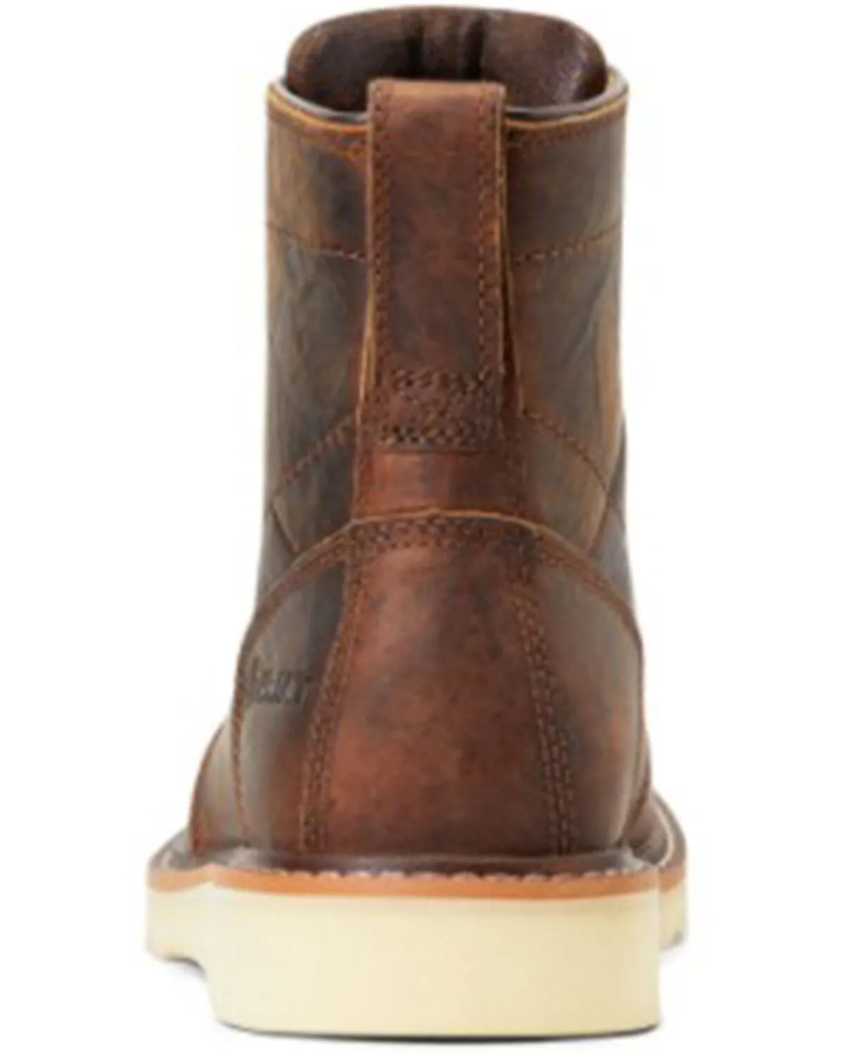 Product Name:  Ariat Men's Recon Lace Barn Brown Full-Grain Casual Wedge Boot - Round Toe