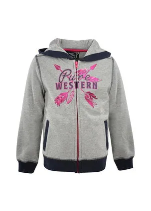 Pure Western Girls Priscilla Zipthrough Hoodie- P1W5724429 - On Sale